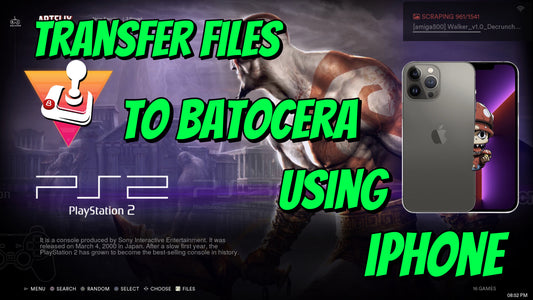 Transfer Games ROMs Bios And Other Files To Batocera Using iPhone